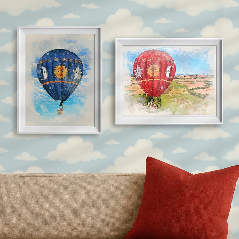 Personal Astrological Art - The Hot Air Balloons Astrology Charts