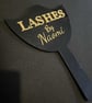 Lash tech personalised mirror 