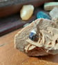Raw Sapphire Crystal and Sterling Silver Necklace - September Birthstone - Image 2