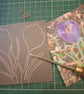 An original handprinted linoprint of Crocuses - Image 6