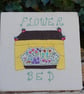 "Flower Bed" embroidered picture. - Image 4