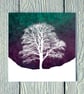 Winter Sky at Sycamore Gap, Greetings Card