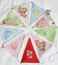 Flowers and Strawberries Summer Bunting
