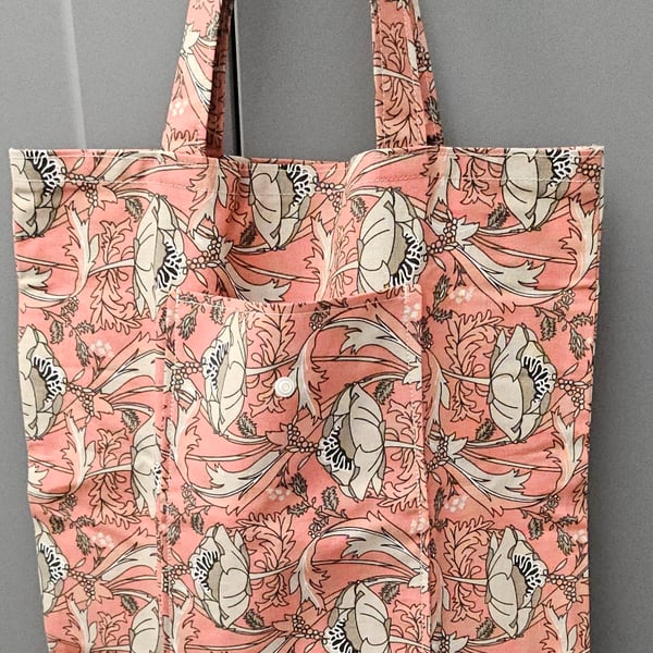 Fold up tote bag. 