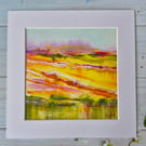 Golden light,  original landscape art