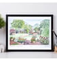 Overton Oasis, St Mary's Garden - Limited Edition Art Print - Image 2