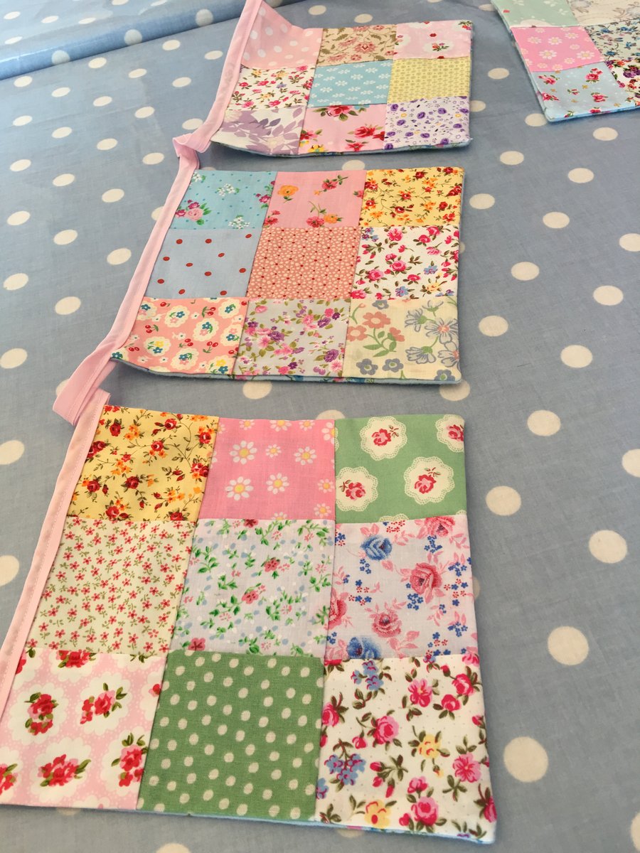 6 ft Patchwork bunting, banner, wedding,vintage event