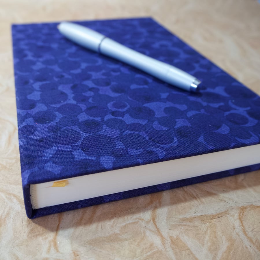 HALF PRICE! A5 2022 Diary with blue fabric cover