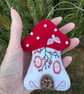 Christmas Candy Cane Toadstool Cottage  - Image 2
