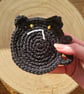 Cat shaped coaster in multiple colours, Set of 2 coaster gift, Cat decor gift - Image 3