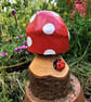 Red Toadstool with Ladybird - Image 1