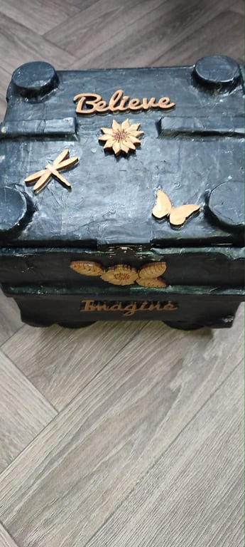 little chaos box of peace and love handmade filled with goodies for warding off 