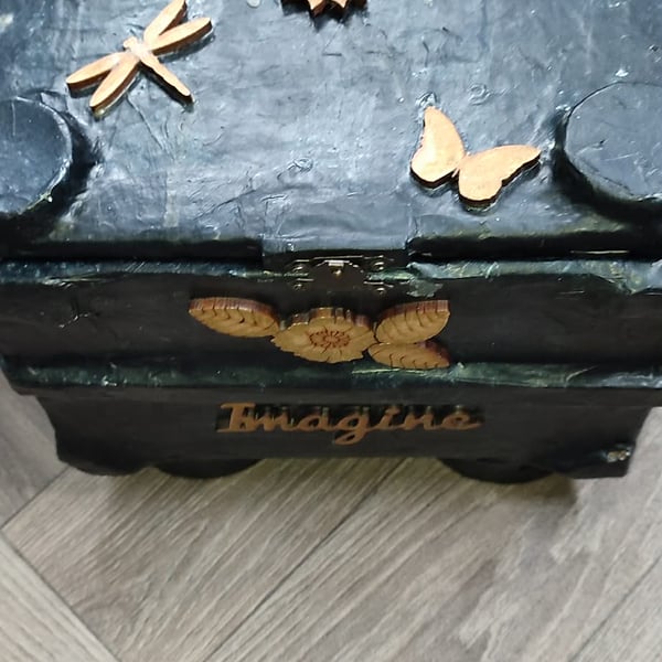 little chaos box of peace and love handmade filled with goodies for warding off 