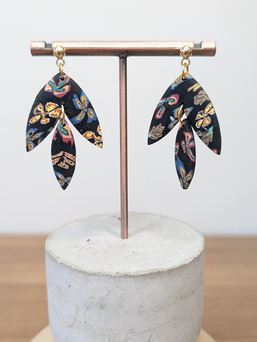 Summer bloom drop dangle earrings