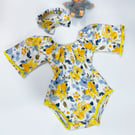 Sunny Bloom Baby Romper 