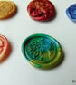 Set of Six Metallic Wax Seals  - Image 4
