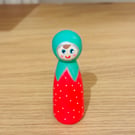 Miss Strawberry Peg Lady