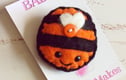 Wool blend felt badges