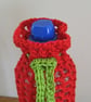  Bottle holder crochet pattern. Adjustable strap. Photo tutorial.  - Image 4