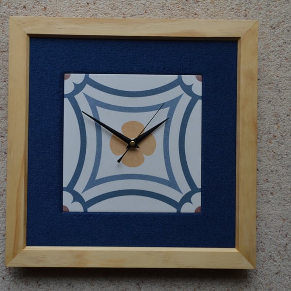 Dunhill Ceramic Tile Clock