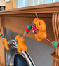 Handmade Felt Gingerbread Christmas Garland - Image 2
