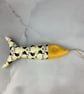 Puffins hanging fabric fish set, Handmade - Image 4