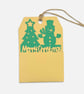 Handmade Christmas Gift Tags, Slide In Message Tags, Red Set of 4 - Image 10