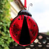  Fused glass Ladybird