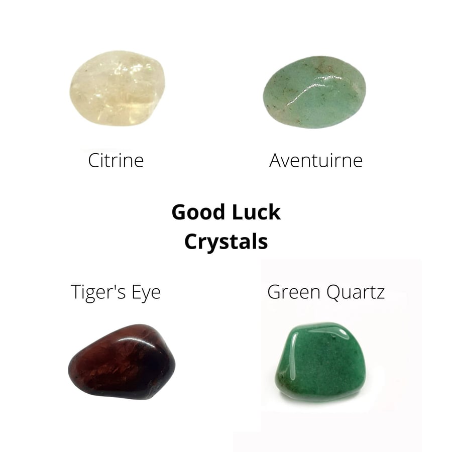 CRYSTALS, For Good Luck, Crystal Gift, Wealth and Prosperity