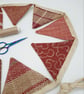 Red and gold traditional bunting.   - Image 4
