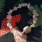 Gemstone bracelet - Clear quartz crystal