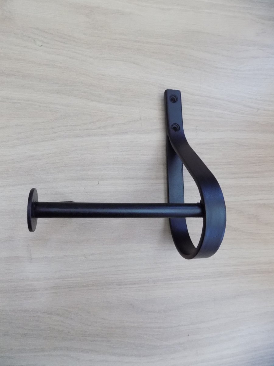 Toilet Roll Holder........................Hand Crafted in Forged Steel.