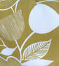 SALE - Scandi Flowers Cushion in Mustard and White - Image 3