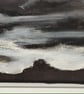 Kinder Scout, Moonlit Monochrome Landscape Painting, Framed Original - Image 3