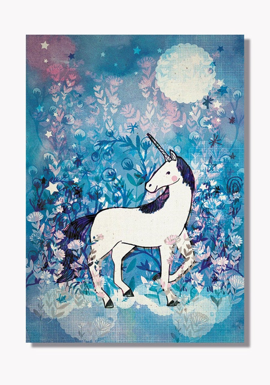 The Unicorn in the Night Art Print 