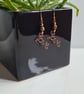 Natural Tigers Eye & Copper Dangle LOVE  Earrings Gift Crystal Jewellery Jewelry - Image 9