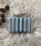 Woolly Wallet - Teal. Handwoven in Wales - Image 4