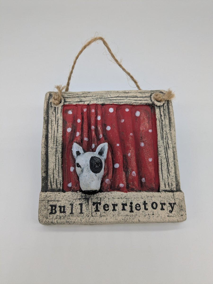Bull Terrietory Wall Piece