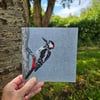 Great Spotted Woodpecker card