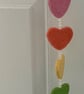 Handmade needle felted heart garland - Image 2