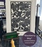 Lino Print - "Blackberry Way" - Limited Edition - Hand Printed