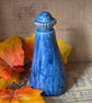 Ceramic potion bottle blue  - Image 1