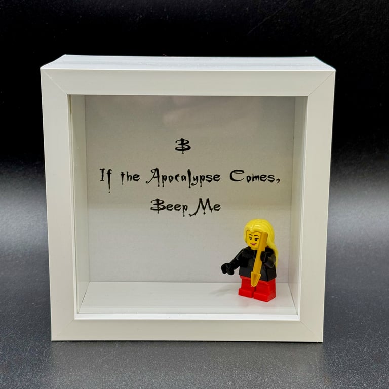 Buffy the Vampire Slayer Minifigure Display Frame - If the apocalypse comes