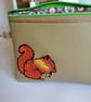 LEATHER BAG WITH APPLIQUE SQUIRREL . - Image 4
