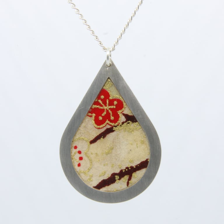 Large Raindrop Pendant