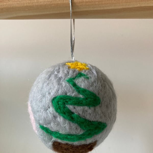 ‘Christmas Tree’ Felted Christmas Tree Bauble