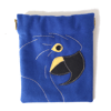 Hyacinth Macaw purse, small make-up bag, pouch