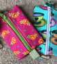 Pouch with Zip. Pencil case has elastic, which means it can be attached to noteb - Image 5