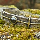 Silver Celtic Cuff Bangle 