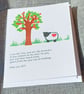 A6 I am the vine Greeting card - Image 2